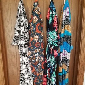 Qty 4 LulaRoe Leggings TC